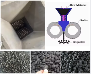 เครื่องอัดก้อนโลหะทำก้อนถ่านผงทองแดงอัดแท่งทรงลูกบอลดินเหนียว - Product Image 5