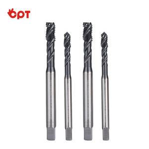 OPT M12 M3 BSPP Filetage Taraud HSS et Carbure Spirale Cannelé <span class=keywords><strong>Tarauds</strong></span> UN pour Tour Machine Taraud et Die Kit Caisse De Taraud Outils - Product Image 1