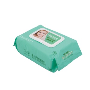高品质有机婴儿湿巾，定制尺寸，柔软舒适，适合皮肤护理和清洁 - Product Image 3