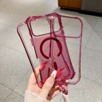 BEAUTYLINE 3 in 1 Casing Magnetik Desain Khusus Anti Benturan Pelindung Ponsel dengan Tali untuk iPhone 17 18 Pro Max Cover