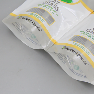 Confezione di <span class=keywords><strong>semi</strong></span> di erba vegetale sacchetti di <span class=keywords><strong>semi</strong></span> organici superficie lucida trasparente all'interno del sacchetto a chiusura lampo standong up - Product Image 4