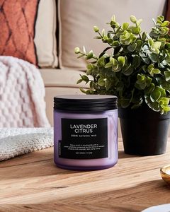 Soy <strong>Candles</strong> for Home Scented 11.6oz Lavender <strong>Citrus</strong> Aromatherapy <strong>Candles</strong> - Product Image 5