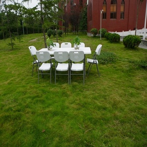 Mesas y Sillas Plegables de HDPE de 6 pies, Económicas, Moldeadas por Soplado, para Restaurantes, Venta al Por Mayor, Hechas en China - Product Image 1