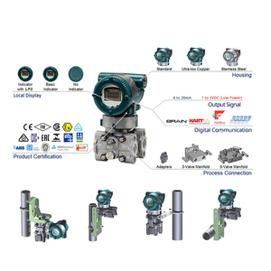 Transmisor de presión diferencial/presión del instrumento Yokogawa Transmisor inteligente 4-20ma EJX310A EJA120E - Product Image 2