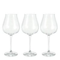 Verres à vin minimalistes de luxe en verre pour le vin de Bourgogne et le champagne