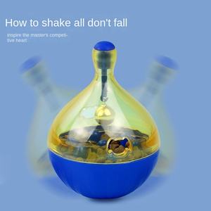 Nuovo giocattolo moderno di lusso per animali domestici Tumbler automatico perdita di piccole dimensioni gatto cane giocattolo con piuma di gomma scatola confezionata - Product Image 3