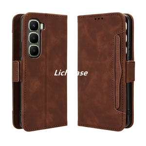 Lichicase <span class=keywords><strong>เคส</strong></span>มือถือแบบฝาพับมีกระเป๋าเงินระบบแม่เหล็กเคสใส่บัตรเครดิตสำหรับ itel A50C A90 <span class=keywords><strong>A80</strong></span> A06 S25 S25<span class=keywords><strong>ฝา</strong></span>หลังแบบพิเศษ - Product Image 5