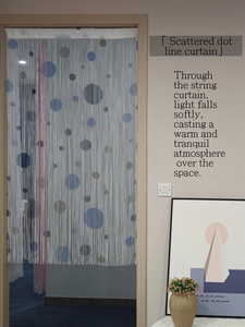 Nappa in poliestere porta finestra lunga stringa <span class=keywords><strong>tende</strong></span> tessuti bianco decorazioni di nozze divisore <span class=keywords><strong>per</strong></span> <span class=keywords><strong>cucina</strong></span> e soggiorno - Product Image 6