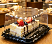 Contenants alimentaires en plastique jetables transparents de qualité alimentaire pour salades/restes de nourriture et repas préparés