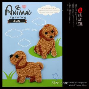 Mignon broderie écologique PVC dentelle feutre autocollant dessin animé Animal hérisson paresseux vêtements bricolage trou réparation mode Patch - Product Image 6