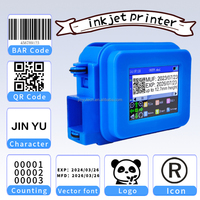 Imprimante à jet d'encre portable, code-barres, QR, bouteille en verre, date d'expiration, code de lot, machine d'impression manuelle