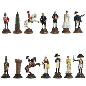 Jeu d'échecs français personnalisé Napoléon Jeu d'échecs hommes Napoléon Bonaparte - Product Image 1