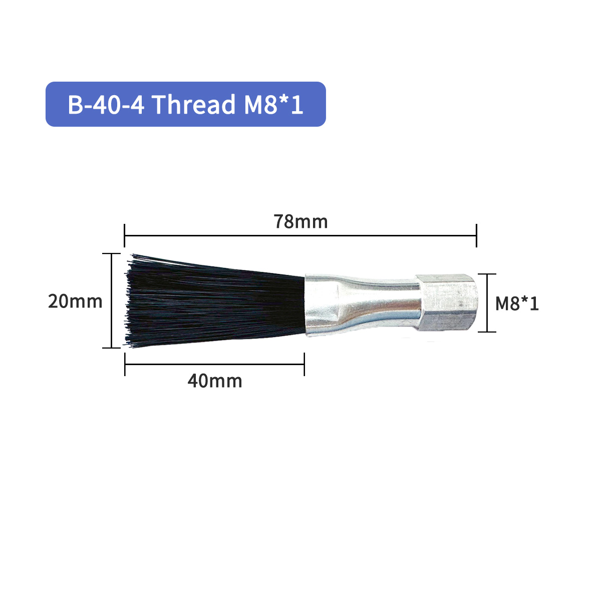 B-40-4 (longueur de fourrure 40, filetage M8*1)