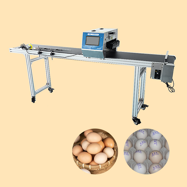 High Efficiency Eggs Marking Laser Machine Date Egg Stamping Machine with Long Service Life for Supermarket Supply Chain