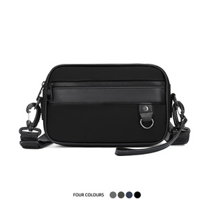 Customize Logo Crossbody <b>Bag</b> for Men PU Leather Waterproof Messenger Business Casual Sling Shoulder Handbags - Product Image 4
