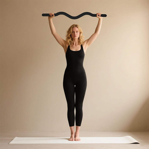 Silicone Iron <b>Dumbbells</b> Barbell <b>Weight</b> Beam Adjustable Reusable for Home Workout Yoga Pilates 15lb/25lb 90cm/110cm Unisex - Product Image 1