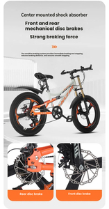 Bicicletas de Carretera Nuevas para Niños y Niñas de 20, 22 y 24 Pulgadas, Bicicletas de Montaña para Estudiantes con Doble Suspensión - Product Image 4