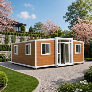 บ้านคอนเทนเนอร์ SUNRISE ขนาด 20 ฟุต แบบขยายได้ รุ่นหรูหรา ขนาด 40 ฟุต - Product Image 1