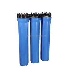 Filtro de agua para toda la casa de Italia de 3 etapas de 20 pulgadas Triple Big Blue Housing de <span class=keywords><strong>Metatecno</strong></span> y KAMAMUTA para uso doméstico - Product Image 3