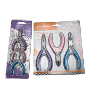 Juego de 3 Alicates para joyería, cadena de cortadores de alambre de punta redonda para reparación de joyas, envoltura de alambre, abalorios y manualidades - Product Image 1