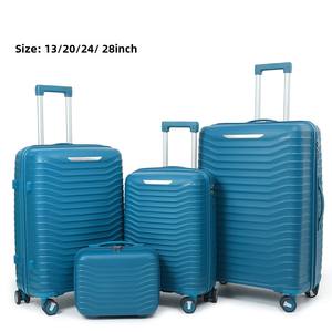 ชุดกระเป๋าเดินทางแบบมีล้อลาก3/4ชิ้นกระเป๋าเดินทางกระเป๋าเดินทาง - Product Image 4