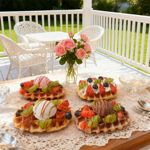 Délices de Jardin : Glaces aux fruits (Miel, Raisin, Myrtille, Fraise, Vanille), Mini Pâtisseries et Chocolats - Product Image 1