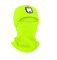 Sombrero de luz LED Carga USB Gorra de lámpara extraíble y lavable Al Aire Libre Mantener caliente Sombrero de faro con luz