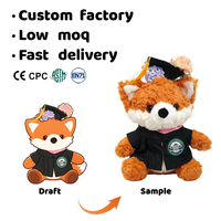 Boneka Anjing Kartun Kustom Berbentuk Anjing Peliharaan dengan Seragam Bisbol dan Topi, OEM Maskot Olahraga, Boneka Anjing Berlisensi IP, MOQ Rendah, Pabrik