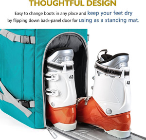 Free sample Professional <b>Outdoor</b> Winter Sport Backpack Extended <b>Waterproof</b> Snowboard Ski Gear <b>Storage</b> Bag for Helmet Boot - Product Image 5
