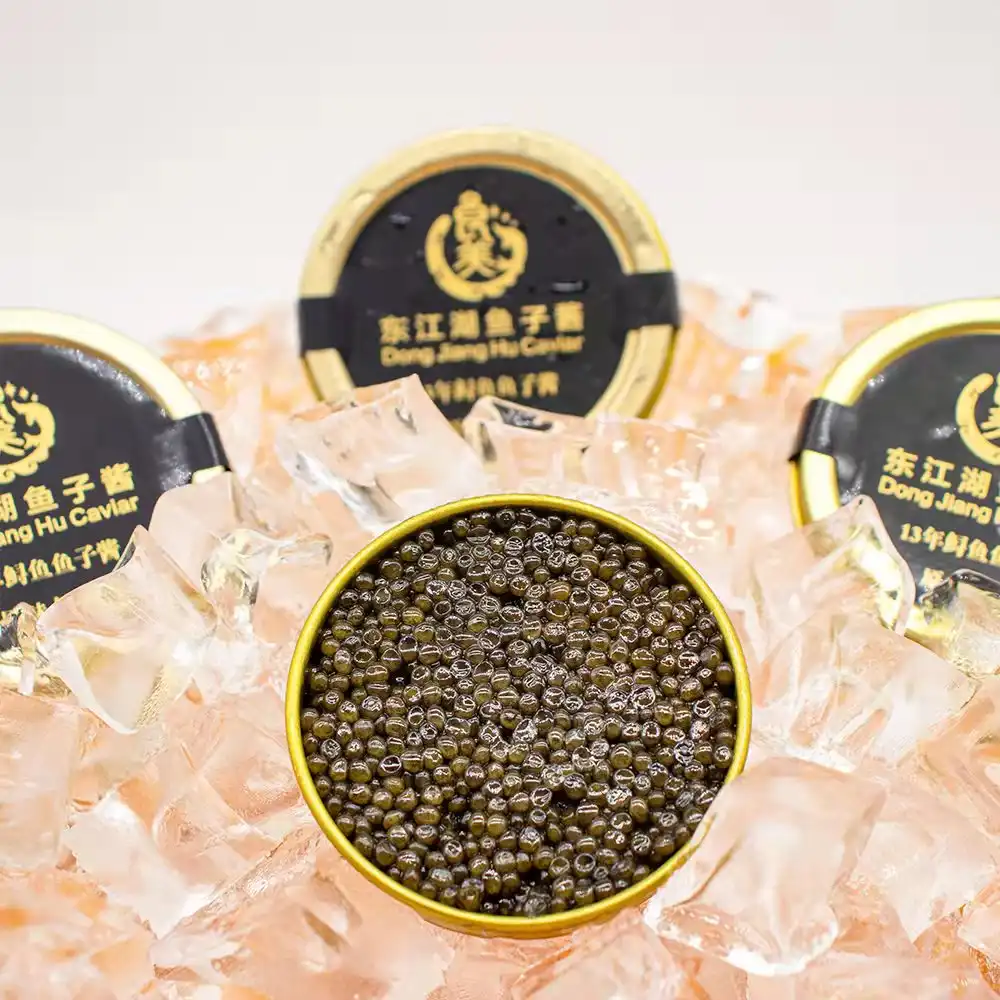 Stör kaviar schwarzer Kaviar 10g Kaviar in Dosen für Lebensmittel