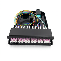 Module de cassette MPO MTP 24 fibres LC Duplex OM3 OM4 OS2 Monomode Multimode Type enfichable LGX Polarité A B C pour centre de données