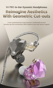 Nuevos Auriculares con Cable Desmontable <span class=keywords><strong>X4</strong></span> Pro de 3.5 mm/Tipo C, Audífonos Dinámicos de Alta Fidelidad con Bajos, Auriculares Estéreo de Monitoreo para Músicos - Product Image 3