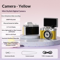 Nouvelle caméra portable M38 à écran rabattable, 1080P HD, flash LED, filtre vidéo, idéale pour les étudiants en déplacement