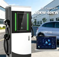 Chargeur rapide DC pour véhicules électriques 40 kW économique avec CCS2 et fonction Plug and Charge pour parkings résidentiels multi-familles