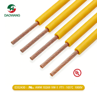 Cable marino de alta tensión UL10269 de 1000 V CA y 1250 V CC con aislamiento de PVC de 7 niveles (30 AWG-2000 Kcmil) para aplicaciones marinas