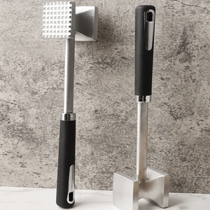 Martillo Ablandador de Carne de Aleación de Aluminio con Mango Largo <span class=keywords><strong>y</strong></span> Doble Cara para Bistec, Res <span class=keywords><strong>y</strong></span> Pescado – Utensilio de Cocina Ecológico - Product Image 4