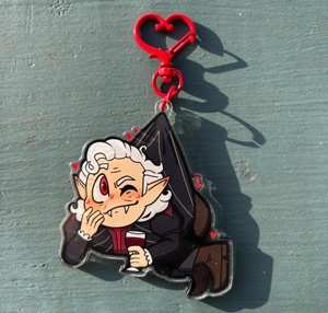 OEM Odm อนิเมะ Baldur's Gate 3 จี้อะคริลิคสองด้านลายชิบิ อัสตาริออน - Product Image 3