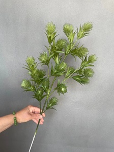 Planta de helecho artificial <span class=keywords><strong>verde</strong></span>, rama de follaje floral para decoración interior de hogar y oficina - Product Image 3