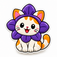 Aimant de réfrigérateur personnalisé en résine écologique, motif chat, chien, pirate, sorcier, abeille, animal, dessin animé mignon, 3D stéréo, souvenir, décoration maison et cuisine