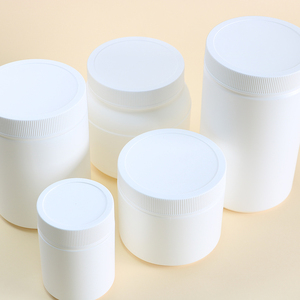 Pot en plastique de qualité Hiqh 250ml 500ml 700ml 850ml Pot en plastique PE-HD avec flacon de pilules de médecine en aluminium avec joint en aluminium - Product Image 2