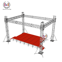 Estructura de Truss Resistente de 760*520mm para Escenarios y Conciertos, Truss de Aluminio con Tornillos Thomas Tomcat