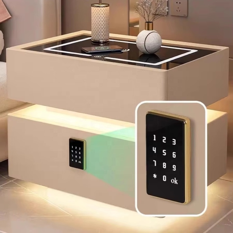 Great Discounts Wooden Nightstand Minimalist Style