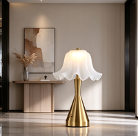 Lampe de table LED portable à commande tactile, intensité réglable, sans fil, rechargeable, lumière de bureau blanc chaud, décoration de chambre