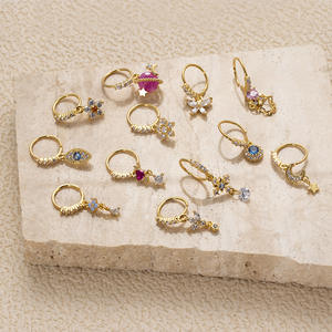 Mode coloré Zircon papillon pendentif nez anneau nez <span class=keywords><strong>narine</strong></span> <span class=keywords><strong>Piercing</strong></span> <span class=keywords><strong>bijoux</strong></span> pour femmes - Product Image 3