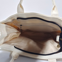 Sac fourre-tout en toile de coton personnalisé, grand format, stéréoscopique, écologique, pour la plage et l'extérieur