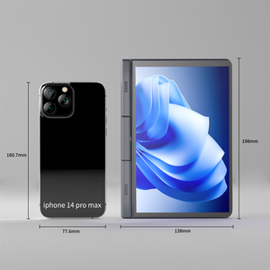 8 ''mini máy tính xách tay với màn hình cảm ứng IPS Bảng điều chỉnh Intel Card đồ họa Tiếng Anh Bàn phím kim loại cơ thể mới máy tính xách tay máy tính với túi PC - Product Image 6