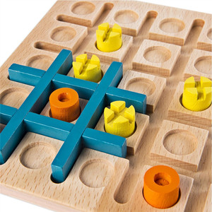 Wooden Chessboard Toy Square Shape Educational <b>Board</b> Game For Family <b>Interaction</b> Children Age 7 14 Years - Product Image 3