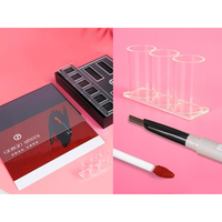 RAY YI Beauty Présentoir de luxe pour brillant à lèvres cosmétique Présentoir de maquillage personnalisé pour comptoir