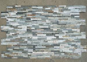 Piastrelle per Rivestimento Esterno dal Design Moderno e Durevole, Pietra <span class=keywords><strong>Naturale</strong></span> a Strisce, Finitura Superficiale Spaccata su Misura per Uso Esterno, <span class=keywords><strong>Antiacido</strong></span> - Product Image 5