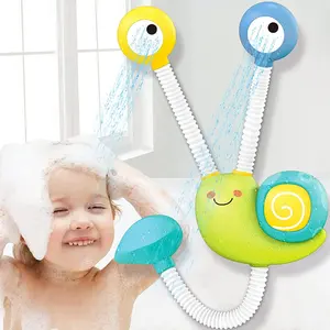 Детские Игрушки для ванны Dowellin, обновленные Электрические Игрушки для ванны, двойной разбрызгиватель для ванны, водные игрушки для детей дошкольного возраста